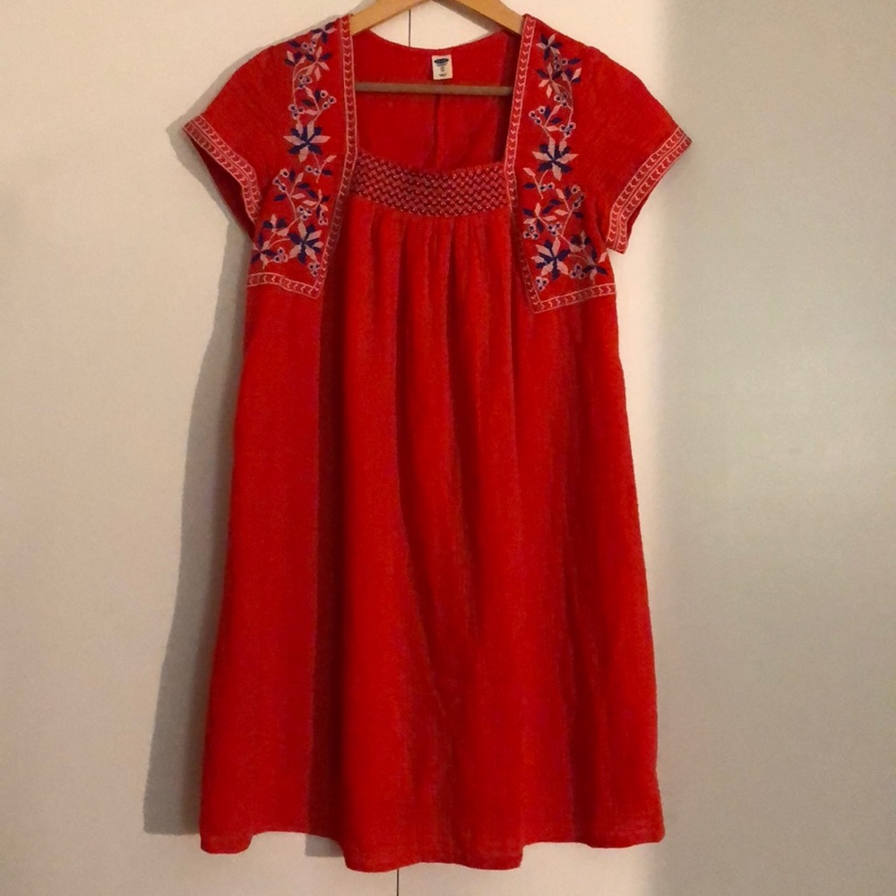Old Navy Red Fiesta Dress - Size XS